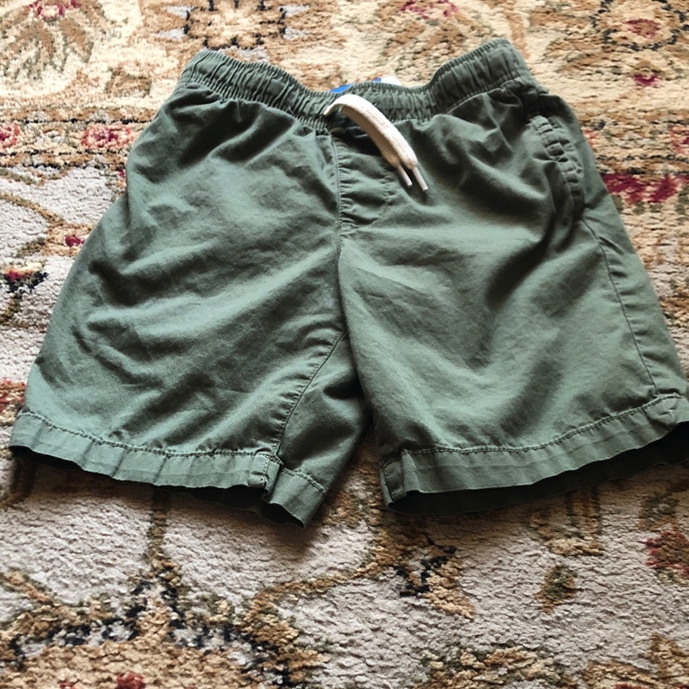 Old Navy Olive Drawstring Kids Shorts